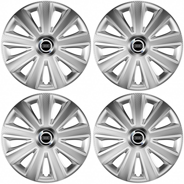 capace pentru Audi 15 Aviator carbon silver