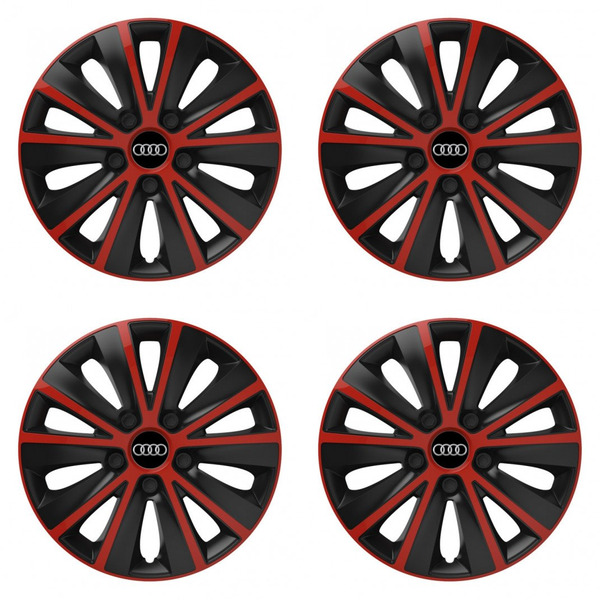 capace pentru Audi 14 RAPIDE red and black