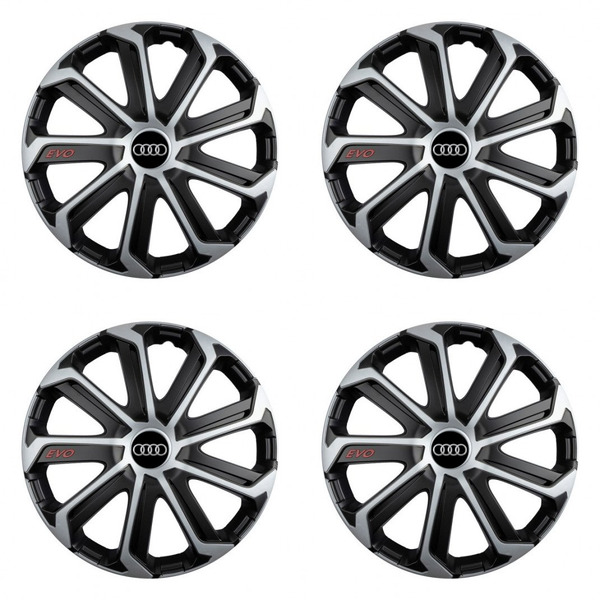 capace pentru Audi 14 Evo black&silver