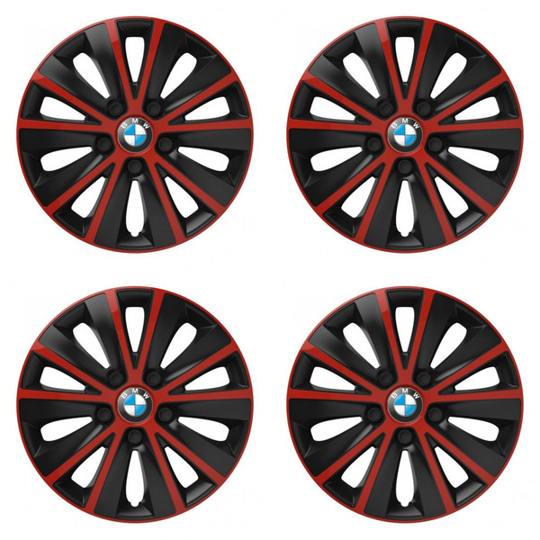 capace pentru BMW 15 RAPIDE red and black