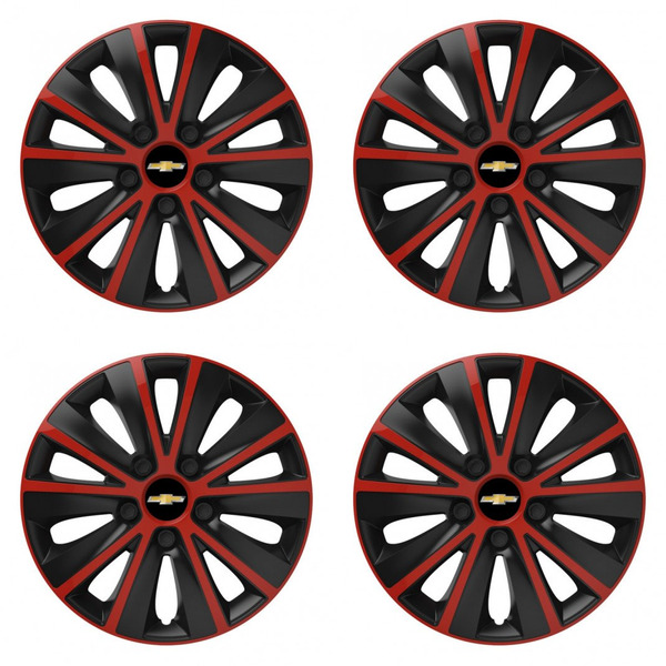 capace pentru Chevrolet 16 RAPIDE red and black