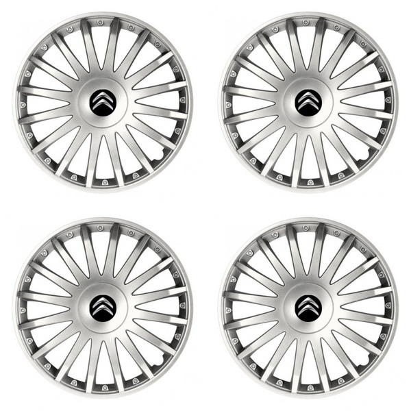 capace pentru Citroen 16 CRYSTAL silver