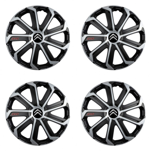 capace pentru Citroen 16 Evo black&silver
