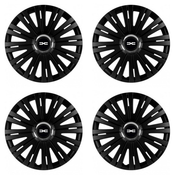 capace pentru Dacia (logo nou) 15 ACTIVE RC BLACK