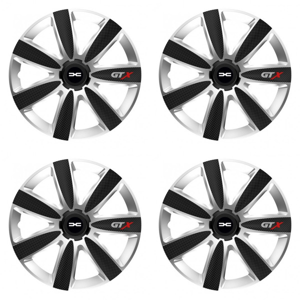 capace pentru Dacia (logo nou) 14 GTX CARBON silver/black