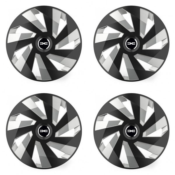 capace pentru Dacia (logo nou) 14 Vector RC black and silver