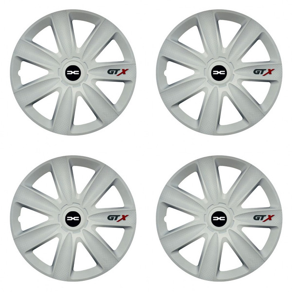 capace pentru Dacia (logo nou) 17 GTX carbon alb