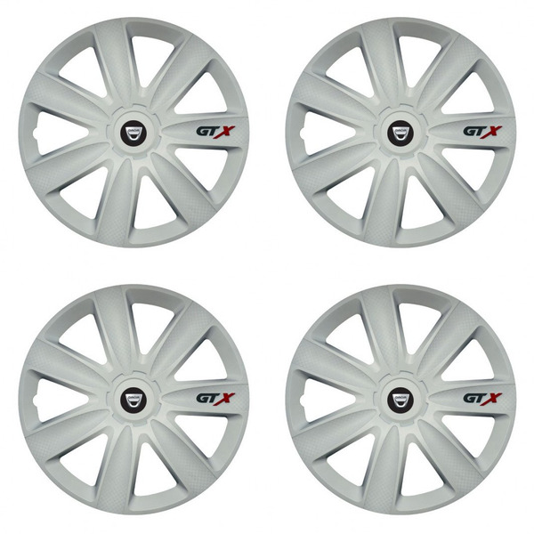 capace pentru Dacia (logo vechi) 17 GTX carbon white