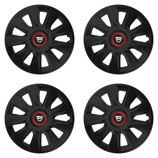 capace pentru Dacia (logo vechi) 17 STRATOS RR black