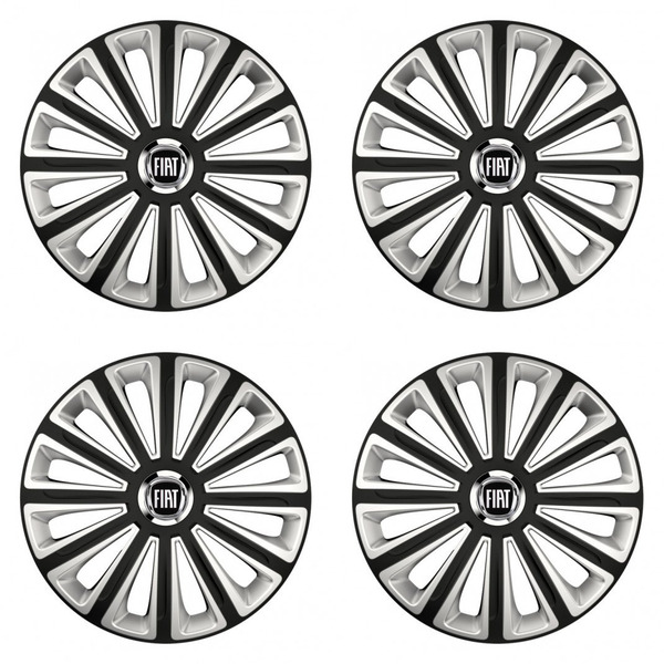 capace pentru Fiat (negru) 14 TREND RC double colour