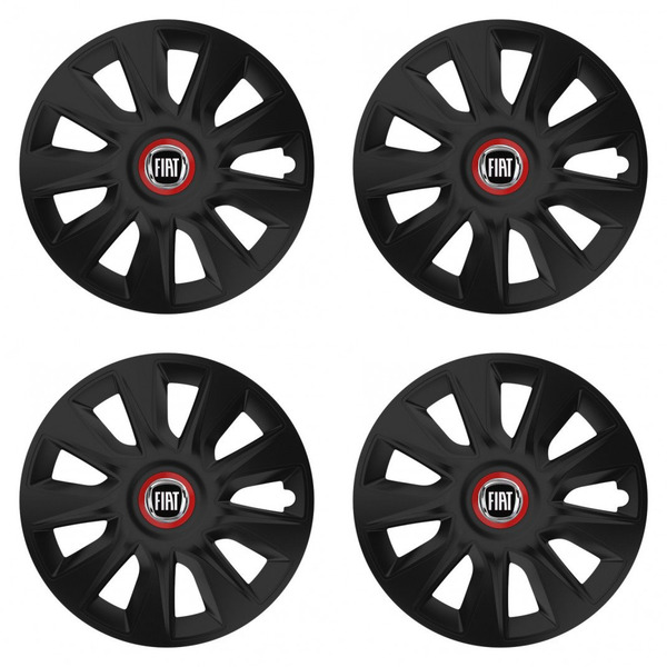 capace pentru Fiat (negru) 17 STRATOS RR black