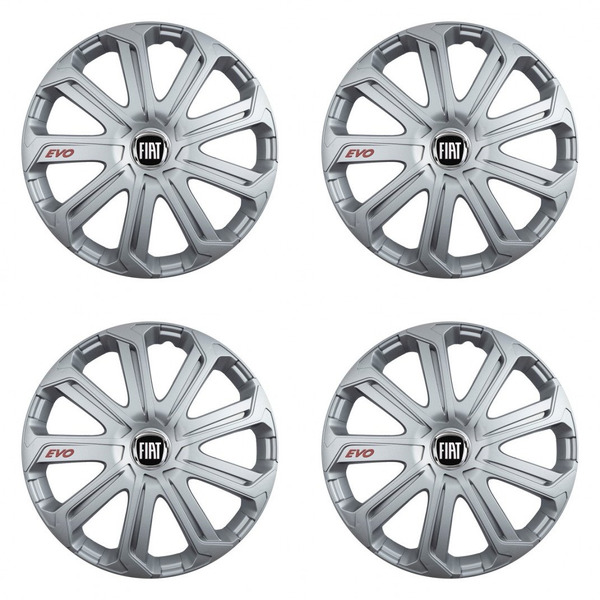 capace pentru Fiat (negru) 15 Evo silver