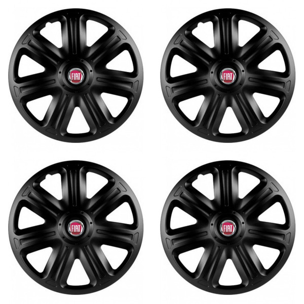capace pentru Fiat (roșu) 14 COMFORT BLACK