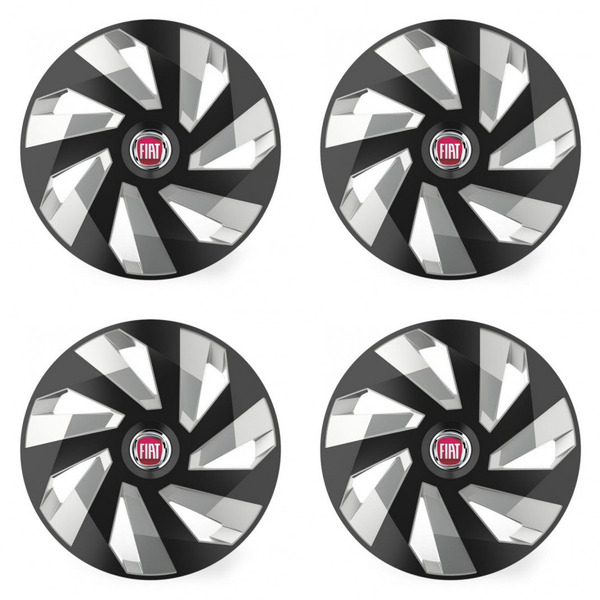 capace pentru Fiat (roșu) 16 Vector RC black and silver