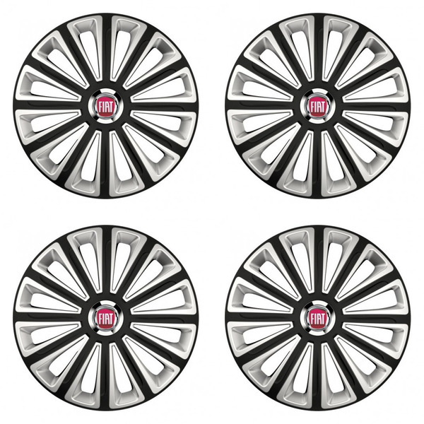 capace pentru Fiat (roșu) 14 TREND RC double colour