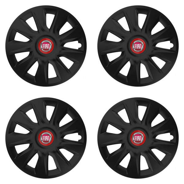 capace pentru Fiat (roșu) 15 STRATOS RR black