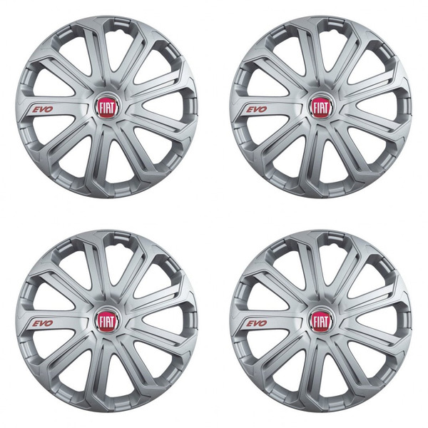 capace pentru Fiat (roșu) 15 Evo silver