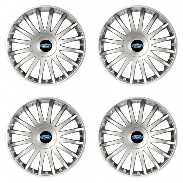 capace pentru Ford 15 CRYSTAL silver