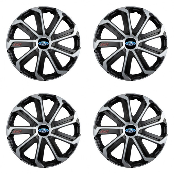 capace pentru Ford 16 Evo black&silver