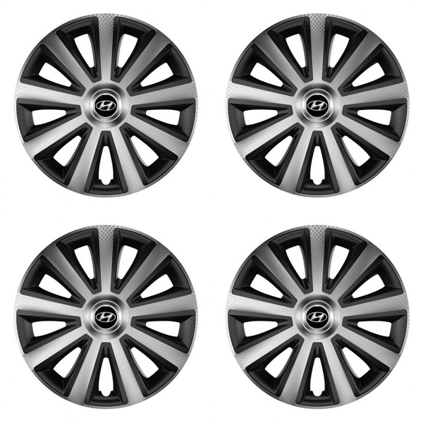 capace pentru Hyundai 14 Aviator carbon silver&black