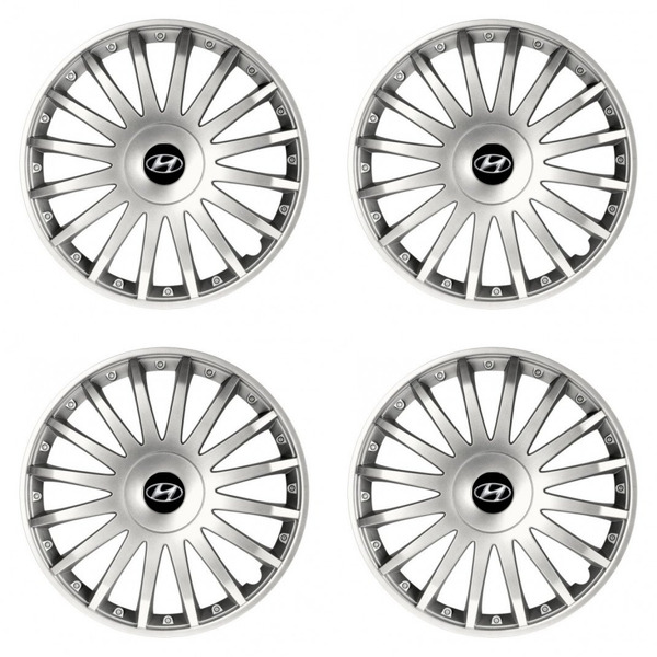 capace pentru Hyundai 15 CRYSTAL silver