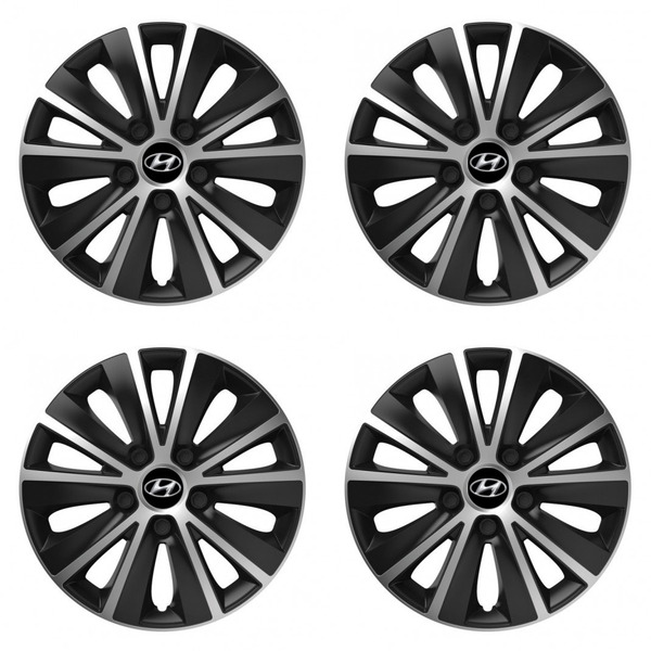 capace pentru Hyundai 16 RAPIDE silver and black