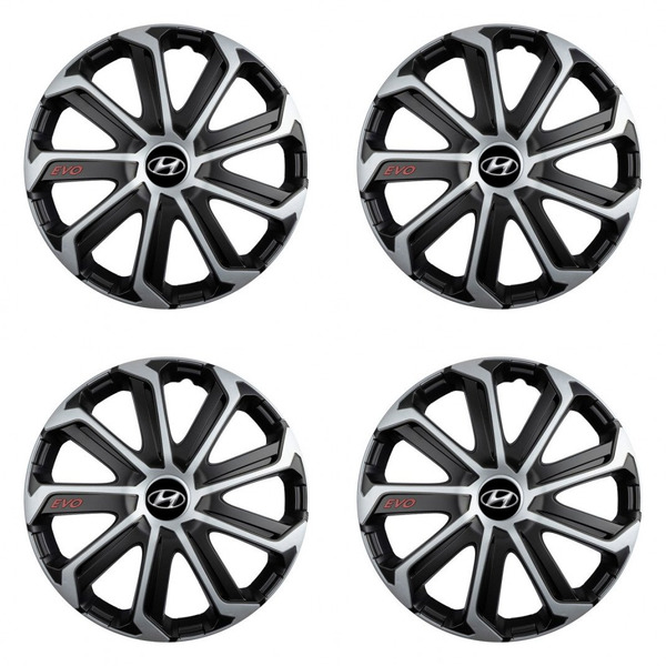 capace pentru Hyundai 14 Evo black&silver