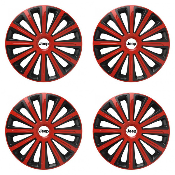 capace pentru Jeep 16 TREND red and black