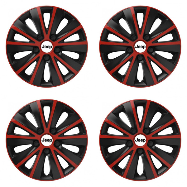 capace pentru Jeep 14 RAPIDE red and black