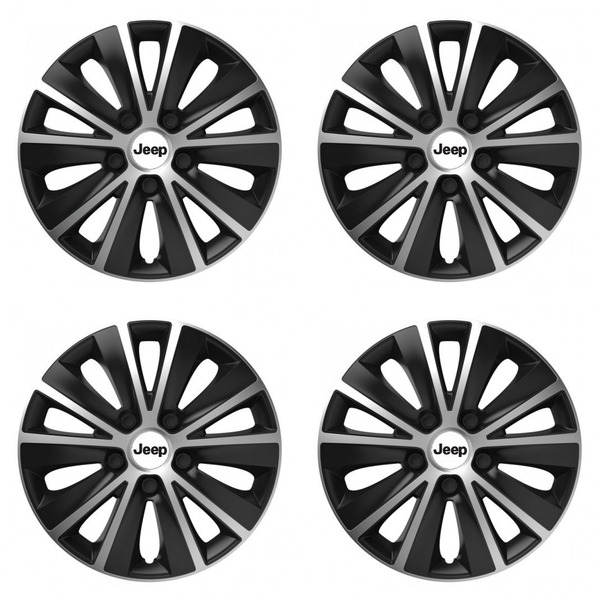 capace pentru Jeep 15 RAPIDE silver and black