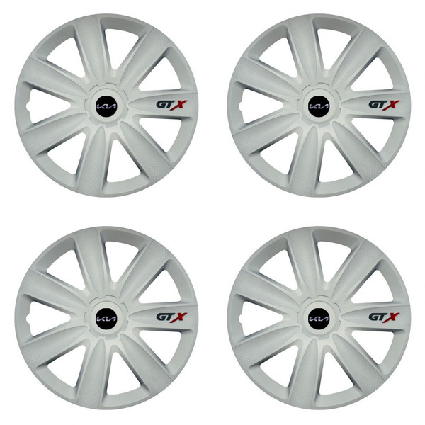 capace pentru Kia (logo nou) Kia (logo nou) 15 GTX carbon white