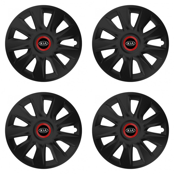 capace pentru Kia (logo vechi) 17 STRATOS RR black