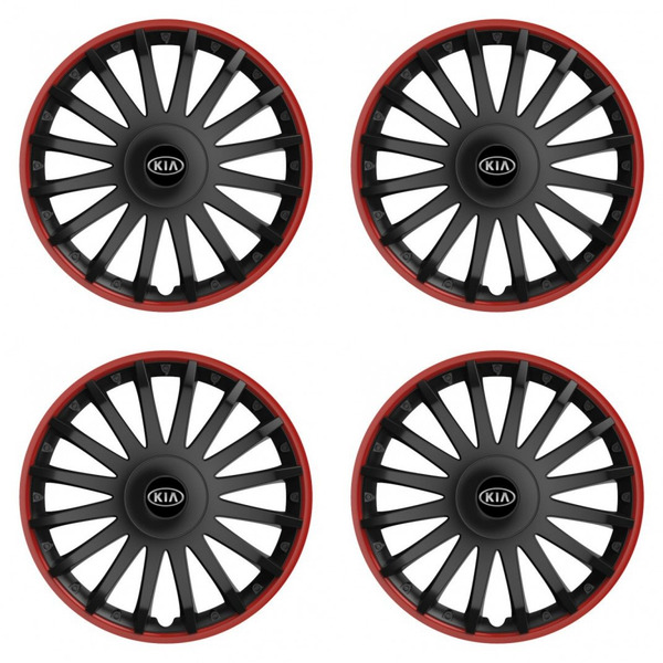 capace pentru Kia (logo vechi) 16 CRYSTAL RO black
