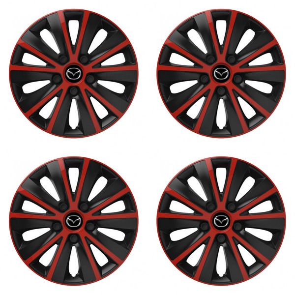 capace pentru Mazda 14 RAPIDE red and black