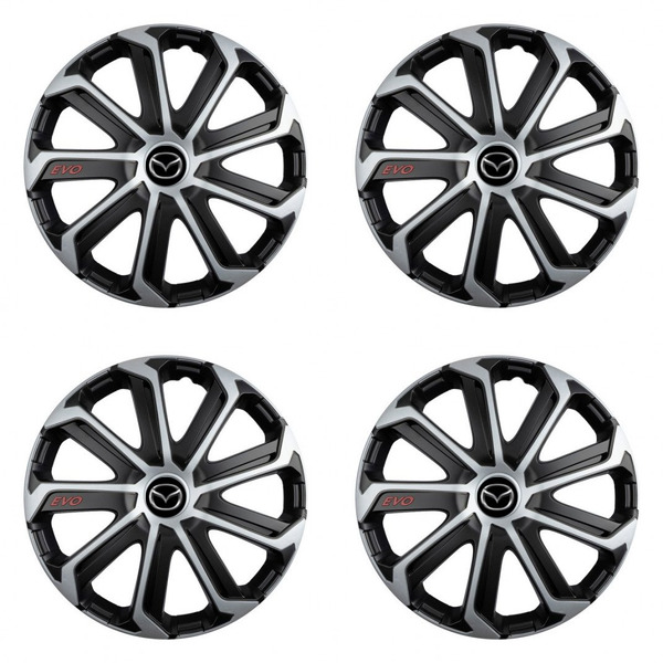 capace pentru Mazda 14 Evo black&silver