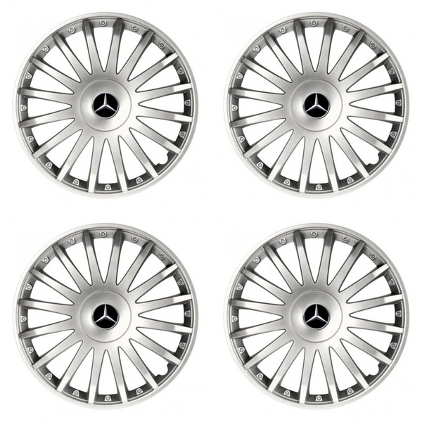 capace pentru Mercedes 15 CRYSTAL silver