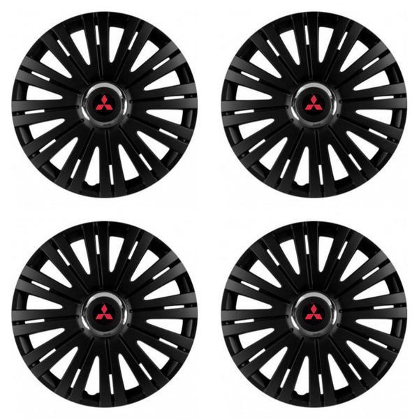 capace pentru Mitsubishi (roșu) 14 ACTIVE RC BLACK