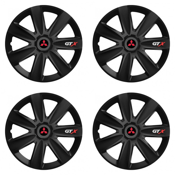 capace pentru Mitsubishi (roșu) 14 GTX CARBON black