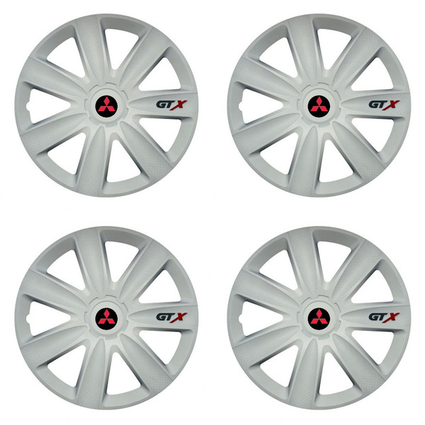 capace pentru Mitsubishi (roșu) 15 GTX carbon white