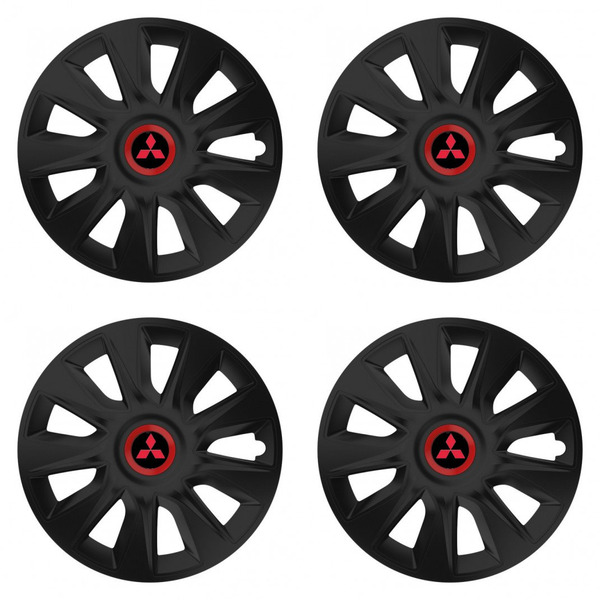 capace pentru Mitsubishi (roșu) 16 STRATOS RR black