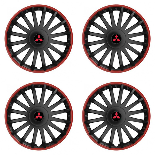 capace pentru Mitsubishi (roșu) 16 CRYSTAL RO black