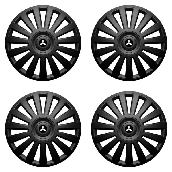 capace pentru Mitsubishi (argintii) 16 Luxury black