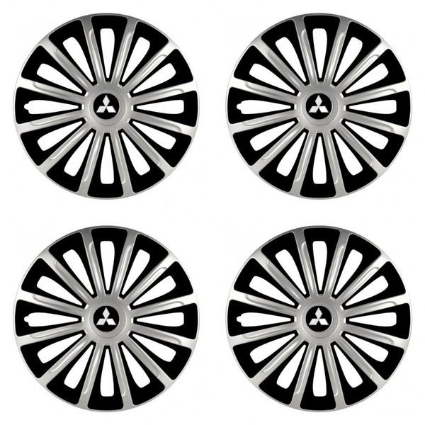 capace pentru Mitsubishi (argintiu) 16 TREND silver and black