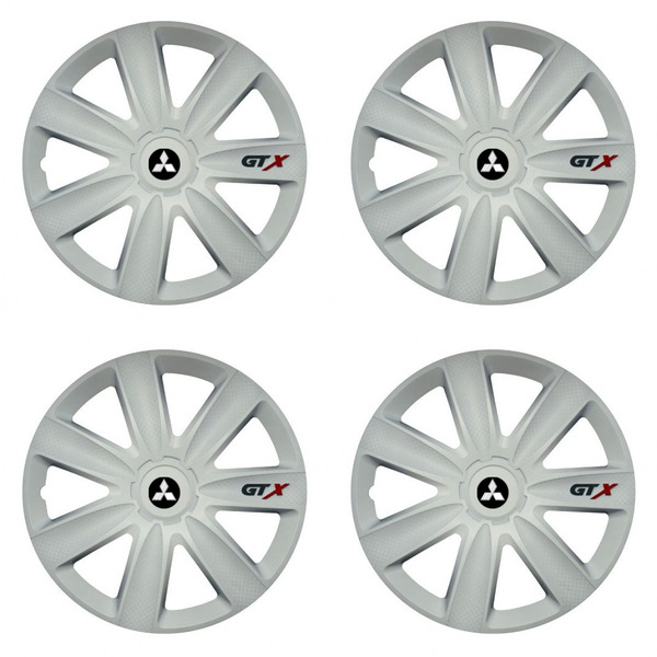 capace pentru Mitsubishi (argintii) 15 GTX carbon white