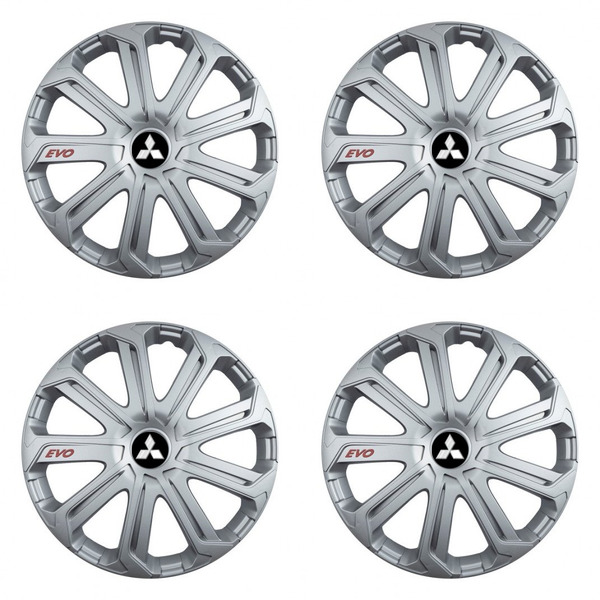 capace pentru Mitsubishi (argintii) 14 Evo silver