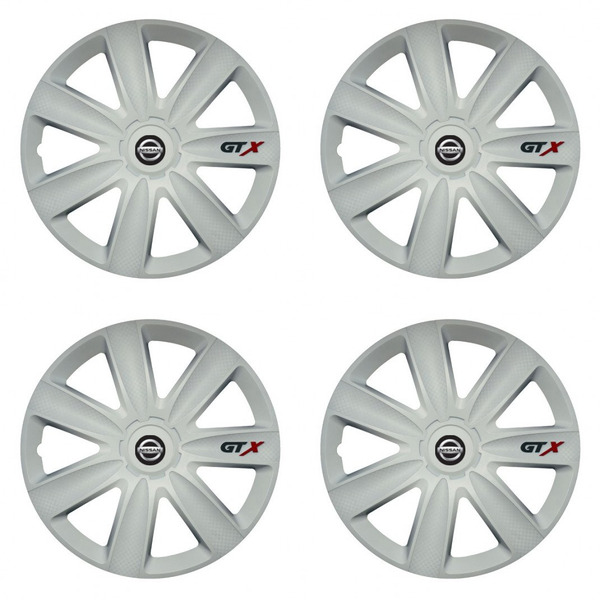 capace pentru Nissan 16 GTX carbon white