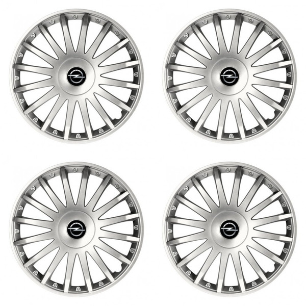 capace pentru Opel 16 CRYSTAL silver