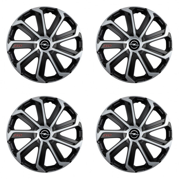 capace pentru Opel 14 Evo black&silver