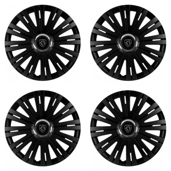 capace pentru Peugeot (logo nou) 16 ACTIVE RC BLACK
