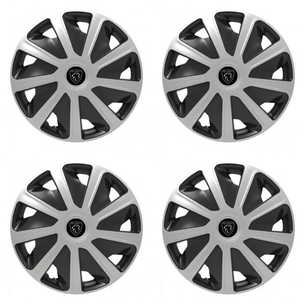 capace pentru Peugeot (logo nou) pentru dube 15 Craft silver and black